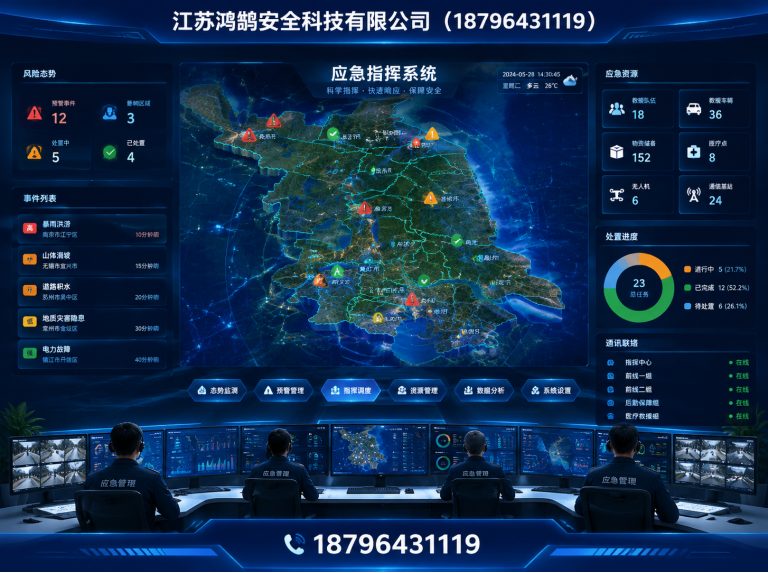 眉山应急指挥系统展示图